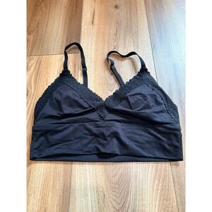 Aerie Bra Bralette Black XS Lace Padded Soft